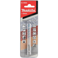 Makita - vrták pro multimateriál TCT stopka šestihran 1/4´´ 3x90mm E-14934