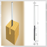 Makita - U-drážkovací fréza D-09329