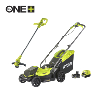 RYOBI OLM1833LT23A-140 18V ONE+ Akumulátorová sekačka na trávu, 33 cm a 18V ONE+  strunová sekačka, 23 cm 5133005885