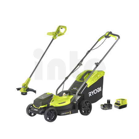 RYOBI OLM1833LT23A-140 18V ONE+ Akumulátorová sekačka na trávu, 33 cm a 18V ONE+  strunová sekačka, 23 cm 5133005885