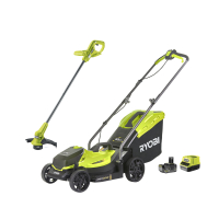 RYOBI OLM1833LT23A-140 18V ONE+ Akumulátorová sekačka na trávu, 33 cm a 18V ONE+  strunová sekačka, 23 cm 5133005885