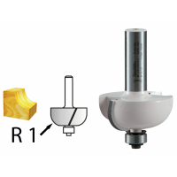 Makita - Žlábkovací fréza s ložiskem stopka 8 mm,38,1x15,4x58 mm D-48642