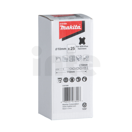 Makita - vrták SDS-Plus D 10x42/110mm, 25ks (bal) D-61656