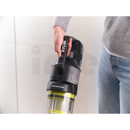 RYOBI RASV18BL 18V ONE+™ bezuhlíkový tyčový vysavač s technologií proti namotávání vlasů 5133006323