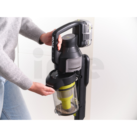 RYOBI RASV18BL 18V ONE+™ bezuhlíkový tyčový vysavač s technologií proti namotávání vlasů 5133006323